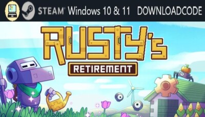NEU PC Computer Spiel Rustys Retirement für Windows 10 11 STEAM Downloadcode Key