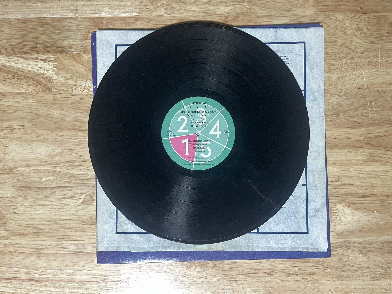 DURAN DURAN arena レコード Duran Duran 1984/12 Arena Japan album 