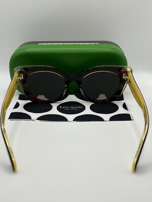 KATE SPADE MARIGOLD/S 086 LA Sunglasses Havana Frame Brown  display picture 2