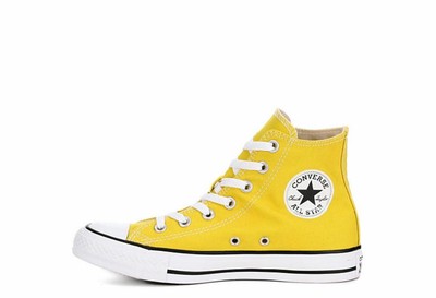 converse all star high tops yellow 