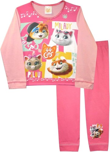 GIRLS 44 CATS PYJAMA SET - PURRFECT! - Picture 4 of 4