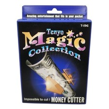 Tenyo T-196 Money Cutter Magic Trick RARE Complete w/ Box Instructions Japan
