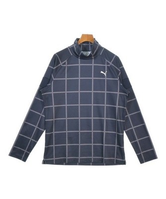 PUMA T-shirts/Cut & Sewns NavyxWhitexGray(Check Pattern) XXL 2200662455073