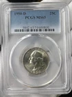 1950-D Washington Quarter ~ PCGS MS65 ~ 25c 90% Silver Denver US Coin