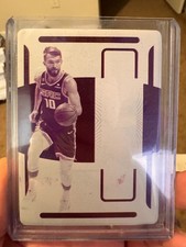 National Treasures Domantas Sabonis Colossal Logoman Magenta Printing Plate 1/1