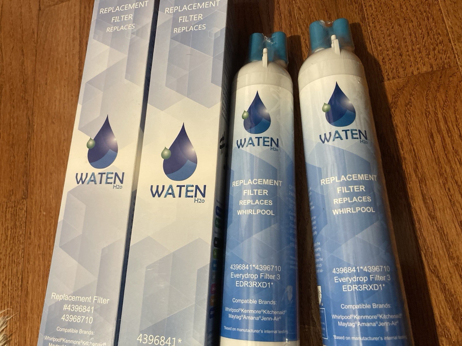 NIB Lot of 2 Waten H20 Replacement Filters #3 EDR3RXD1, 4396841, 43968710