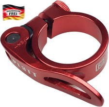 Fahrrad Sattelklemme Aluminium Schnellspanner für Sitzrohre ab 28 mm