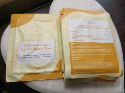 The Alto 24k Gold Under Eye Collagen Mask 10 Pairs