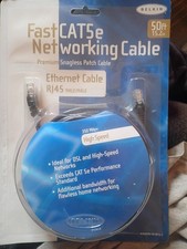 Belkin Fastcat5e 50ft Ethernet Cable Black