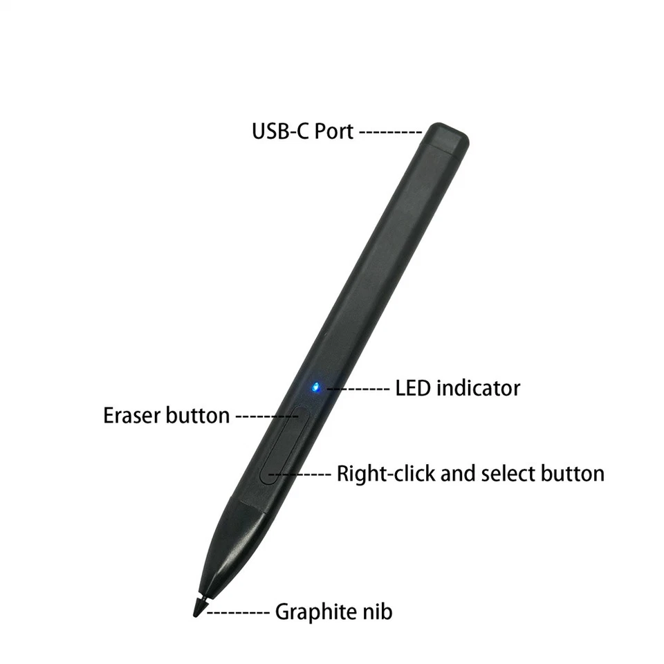 Slim Pen 2 für Microsoft Surface Pro 11/10/9/8/7/6 Stylus mit 4096 Druckpunkten - Bild 4 von 4