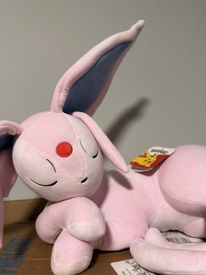 Pokemon 18  Sleeping Espeon Plush 2026   Jazwares Brand New w/Tags SHIPS ASAP