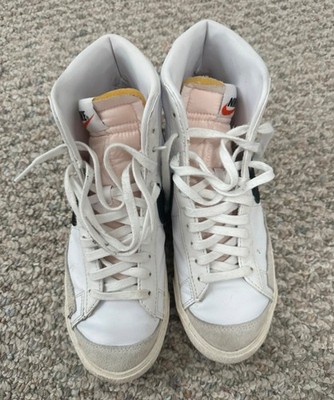 Pre-owned Size 8 - Nike Blazer Mid 77 Vintage White Black
