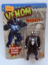 1991 Toy Biz Marvel Living Skin Slime Pores VENOM Action Figure NEW
