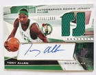 2004-05 Upper Deck SPX Tony Allen Rookie Jersey Autograph Auto RC #1806/1999