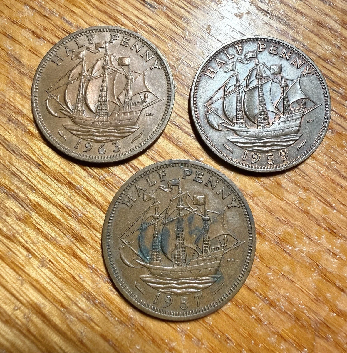 曾流通1957 英国硬币| eBay