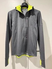 H&M Full-Zip Performance Hoody Silver Gray, M