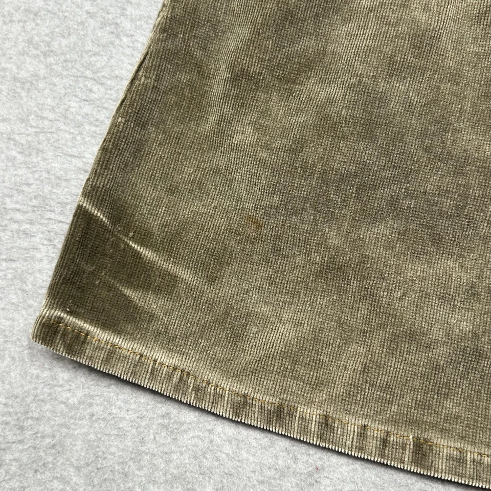 Falda No Boundaries Mujer Junior 15 Verde Pana Elastizada Mini Bolsillos Y2K Foto 3 de 4