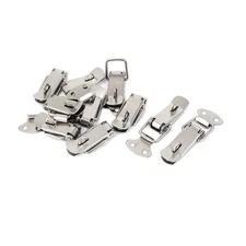 Toolbox Chest Box Spring Loaded Straight Loop Toggle Catch Latch Hasp 10pcs