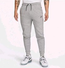 NEW Men's Size S Nike Tech Fleece Standard Fit Athletic Joggers Grey Sweatpants