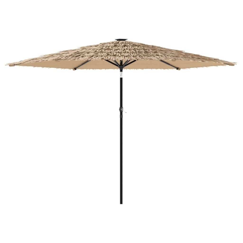 Parasol de jardin anti-UV 288x288 cm mât acier haute protection