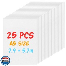 REGUICORP 25 Pieces Shrinky Dink Sheets Kit, 7.9 X 5.7-inch Shrin
