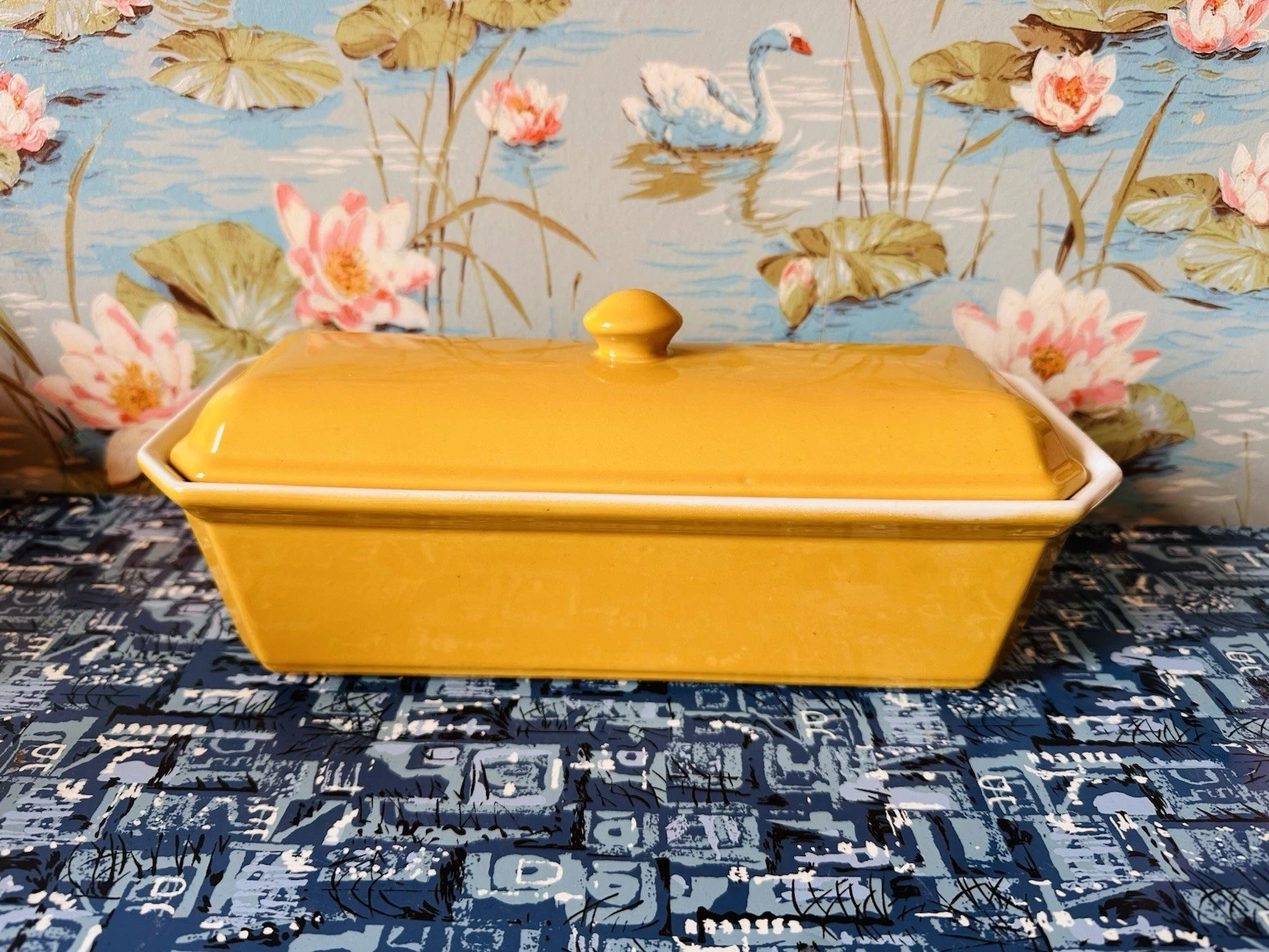 Emile Henry Terrine Pie Dish With Lid Yellow
