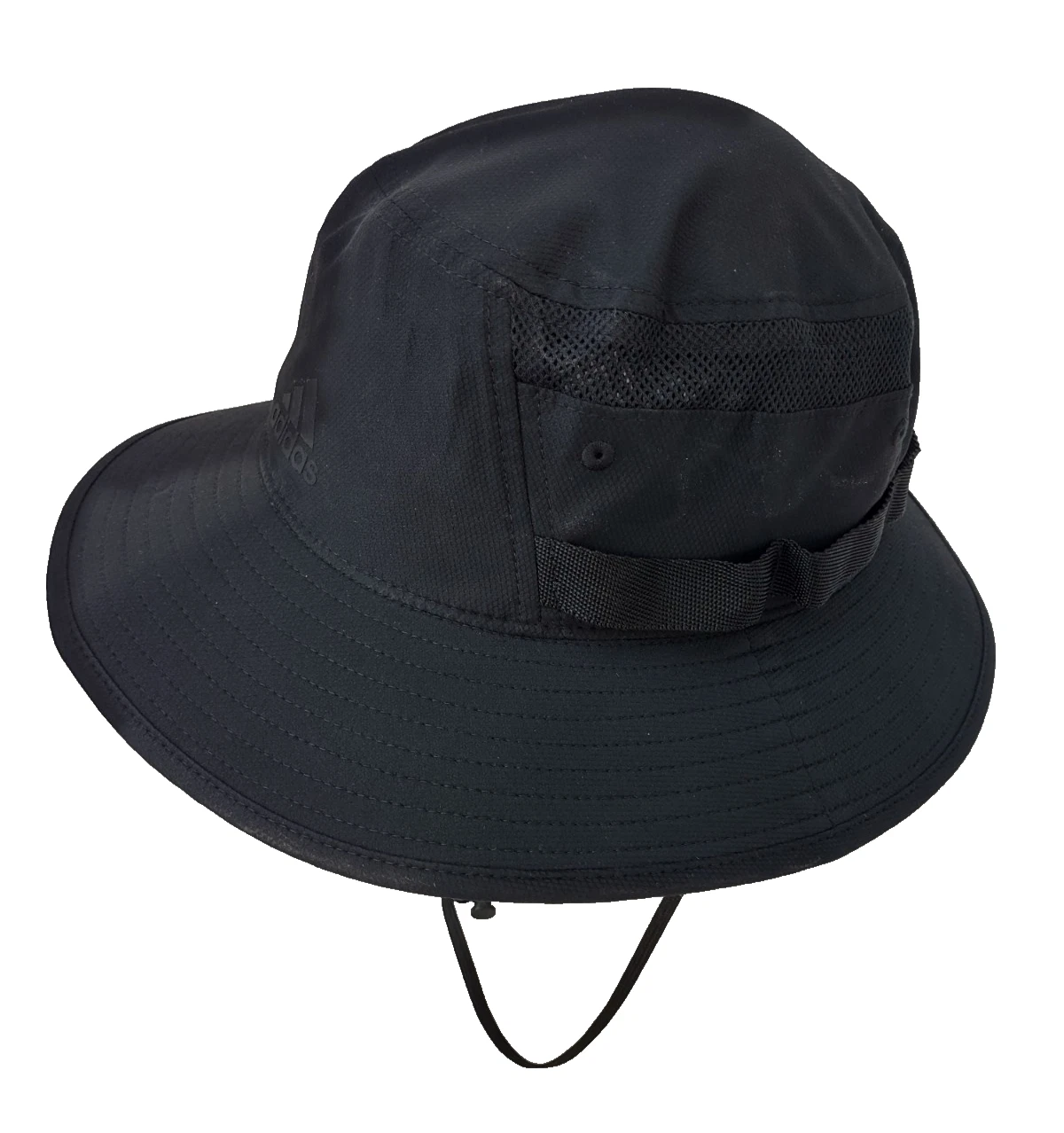 Adidas Bucket Sun Hat Men’s Large XL AEROREADY Vented Adjustable Strap Black @