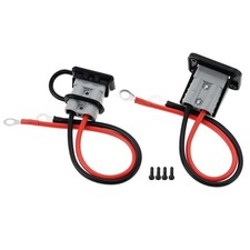 2 PCS 50Amp Battery Quick Disconnect with 15" 10AWG Cable Wire Harness Plug