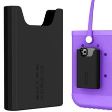 OUTXE Silicone Phone Holder Accessories for Bogg Bag, Case 4-Black