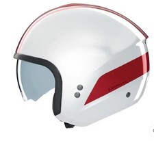 NOLAN N20-2 DOLCE VITA 347 Bianco Rosso Casco Jet Scooter-Moto