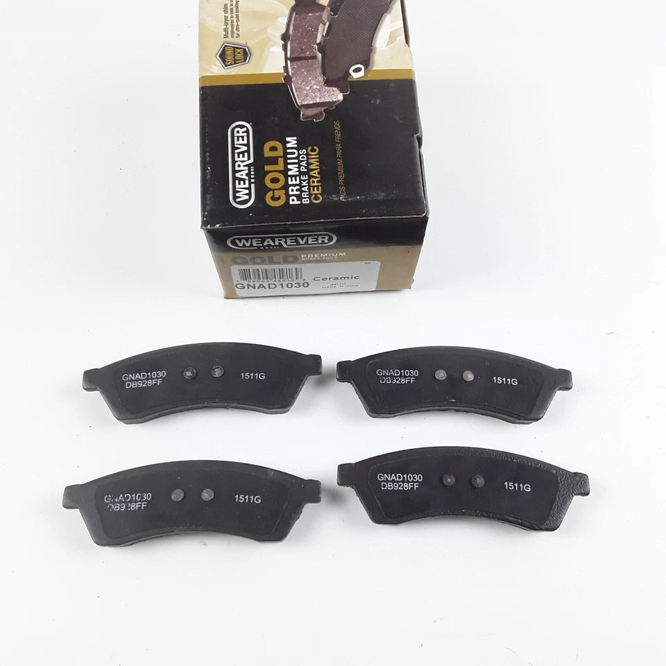 Juego de pastillas de freno de disco trasero para Suzuki Verona 2004 2005 2006 Wearever Gold GNAD1030 Foto 3 de 4