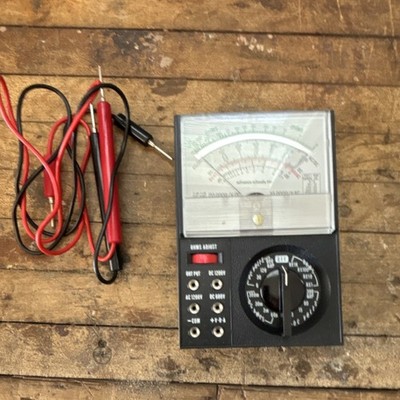 The Harry Alter Co. 56385 Analog Vintage Multimeter w/ Leads & Manual