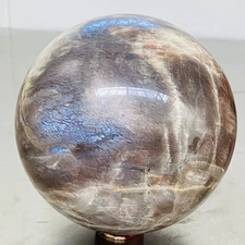 Natural Gray moonstone sphere quartz Crystal ball Healing 3400G