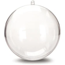 1105-89 plastic ball ornament, 140mm, clear,christmas