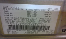 Driver Strut Front 4 Cylinder ES Fits 04-09 GALANT 333707