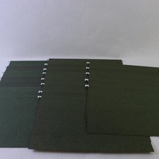 Lot of 20 Smead Green Hanging File Folders Letter Size Used