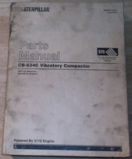 CAT CATERPILLAR CB-634C VIBRATORY COMPACTOR PARTS BOOK MANUAL S/N 3BR1-UP
