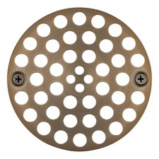 Signature Hardware 932346 FundamentALL 4-1/2" Round Screw-in Shower Drain Cover