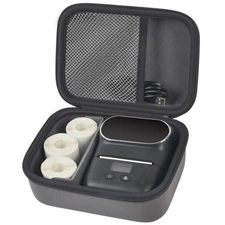 Phomemo M110 Label Maker Portable Bluetooth Thermal Printer w/Storage Bag & Accs