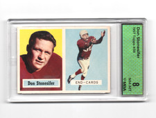1957 TOPPS #38 DON STONESIFER,CHI.CARDINALS-MBA 8++++++VIVID LOW POP BEAUTY