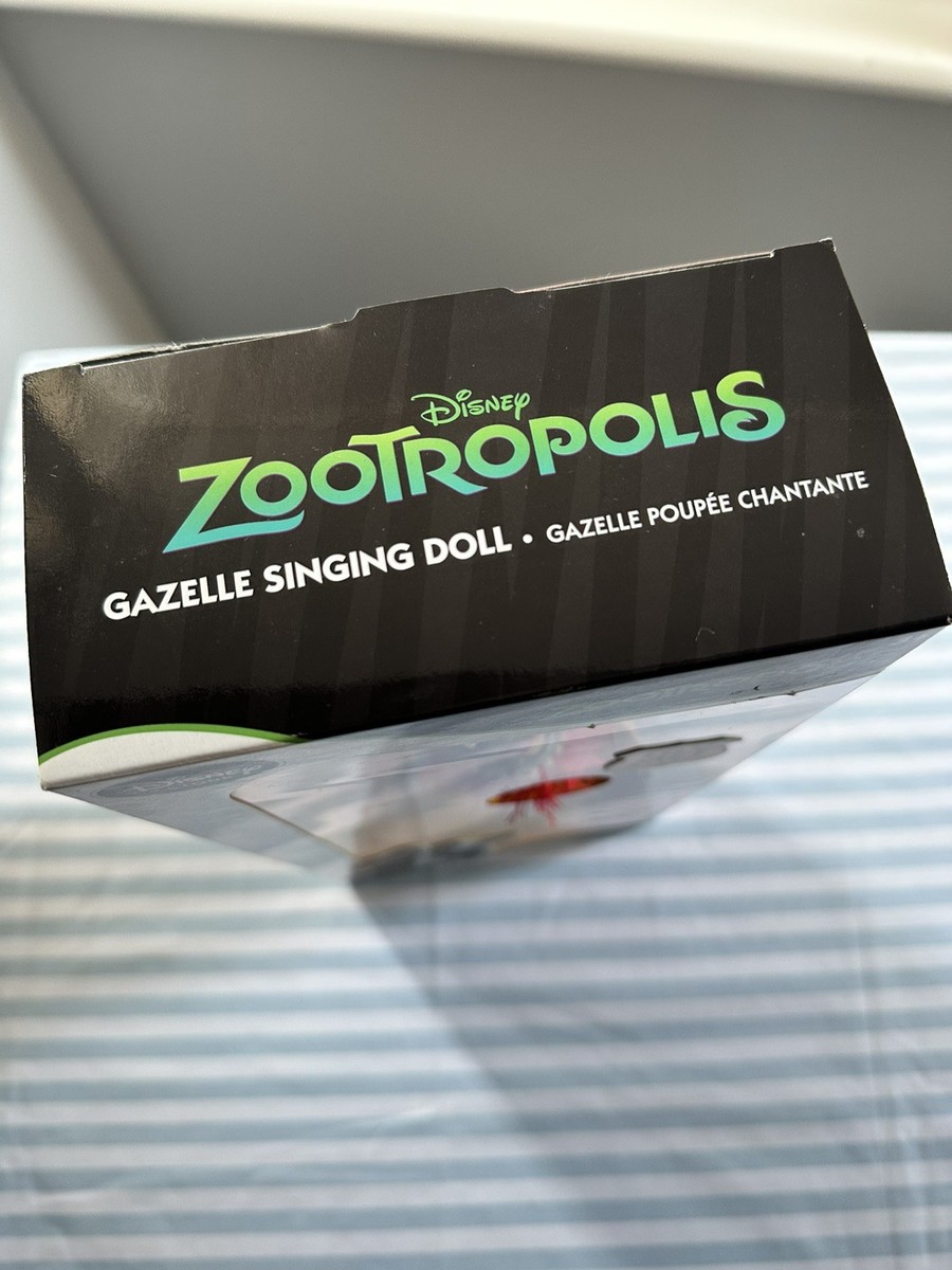 Disney Zootopia / Zootropolis Gazelle Singing Doll Disney Store