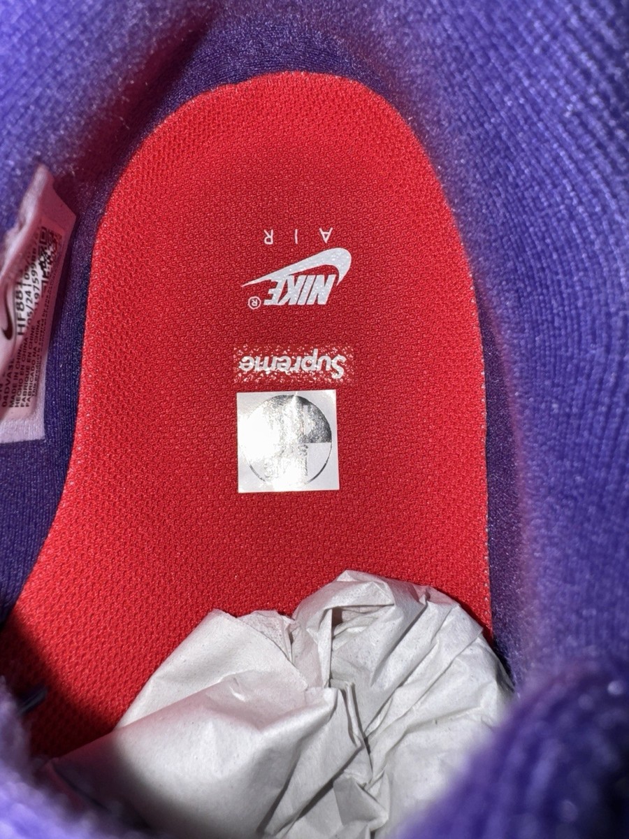 Size 11.5 - Nike Supreme x Air Max 1 '87 SP Varsity Purple Size 11.5 - Nike Supreme x Air Max 1 '87 SP Varsity Purple