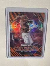 2020 Panini Prizm Draft Picks Ed Howard PDP181 Tiger Stripes Prizm /99