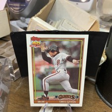 1991 TOPPS 40 YEARS OF BASEBALL #628 GREG LITTON