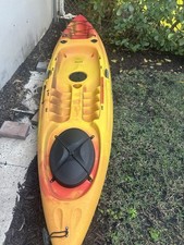 Ocean Kayak Caper 11 Foot Great Condition Red Yellow -NO SEAT OR PADDLE INCLUDED