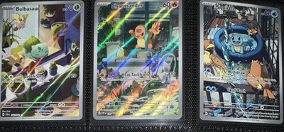 Pokémon TCG Bulbasaur 143/142 Charmander 044 Squirtle Set 148/142