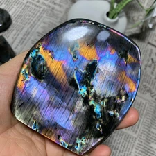 522g    Natural Purple Light Labrador Quartz Crystal Stone Specimens