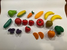 Plastic Fruits  Veggies Pretend Play Food Lot