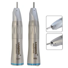 Dental Slow Low Speed Straight Handpiece 1:1 Nose Cone Fiber Optic E-type Attach