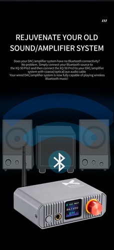 xDuoo XQ-50 Pro3 - BT5.1 Receiver & Headphone AMP - Qualcomm & Cirrus Logic - Zdjęcie 8 z 17
